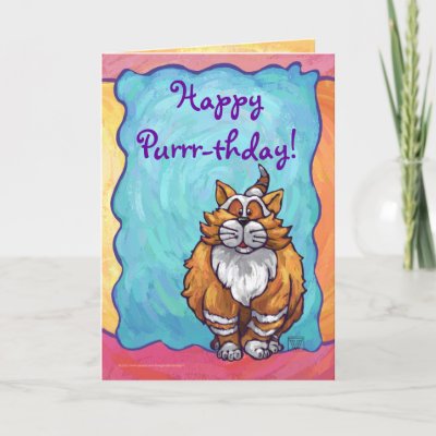 Birthday Card Cats