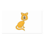 Ginger Cat. Business Card Template