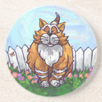 Ginger Cat Drink Coaster