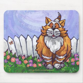 Ginger Cat Gifts & Accessories Mouse Pad