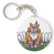 Ginger Cat Key Chain