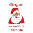 ginger christmas t-shirts
