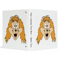 Ginger Dog. Cartoon. Vinyl Binder