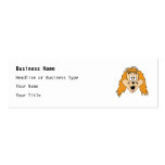 Ginger Dog. Cartoon. Business Card Templates