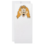 Ginger Dog. Cartoon. rack cards
