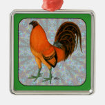Ginger Game Cock Christmas Tree Ornament