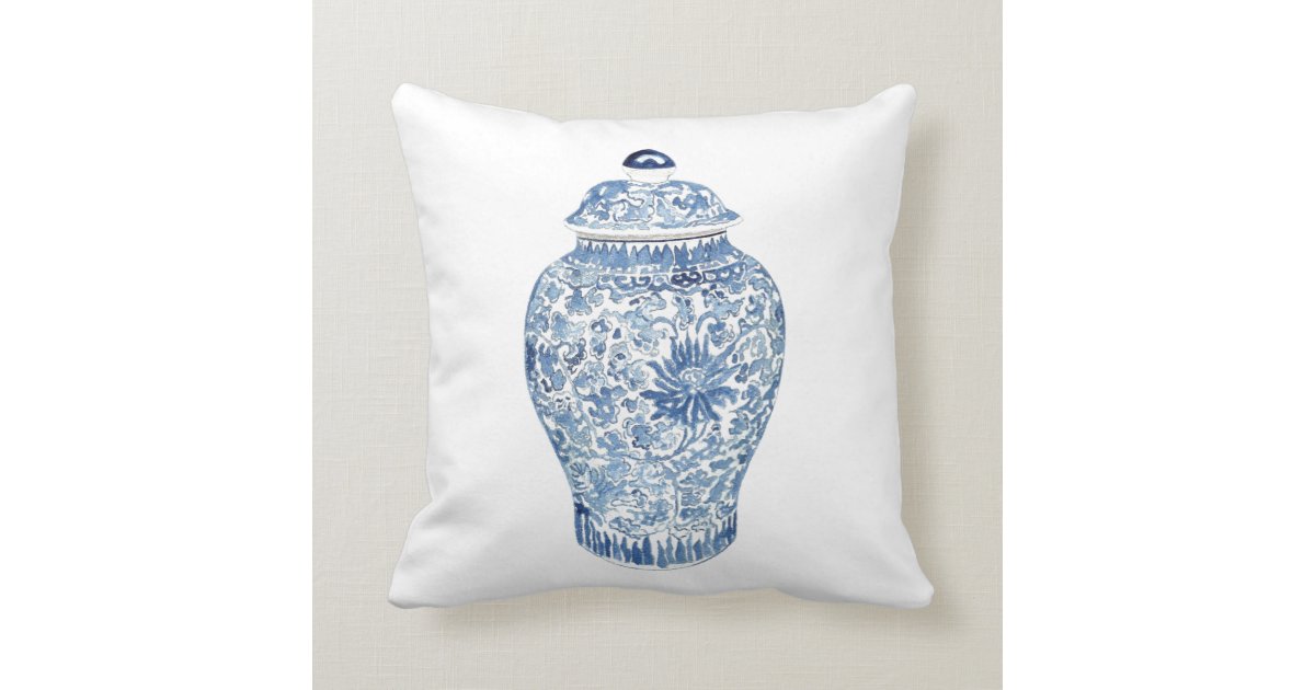 Ginger Jar Pillow Zazzle