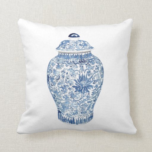 Ginger Jar Pillow Zazzle