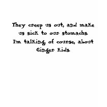 Ginger Kids t-shirts