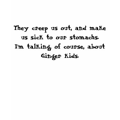 Ginger Kids Tshirt by agargano03