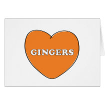 Ginger Love Greeting Card