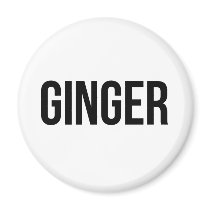 Ginger Fridge Magnet