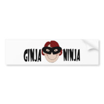 Ginger Ninja Bumper Stickers