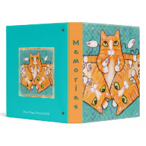 Ginger / Orange Tabby Cats Photo Binder by jamiecreates1 Ginger / Orange Tabby Cats Photo Binder