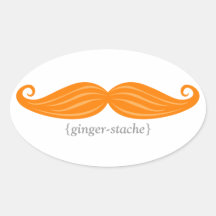 Ginger-Stache Sticker