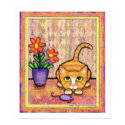 "Ginger Tabby Cat Playing" posters