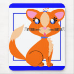 Ginger Toon Kitty Mousepad mousepads