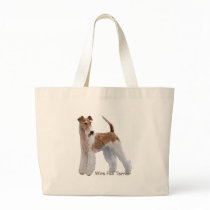 Ginger Wire Fox Terrier bags