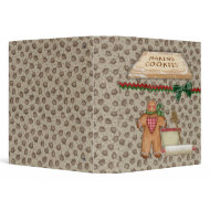 gingerbread baking binder binder
