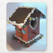 Gingerbread Birdhouse I mousepads