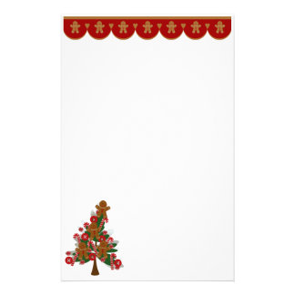 Christmas Border Stationery, Custom Christmas Border Stationary