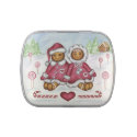 Gingerbread Boy and Girl Tin Jelly Belly Candy Tins