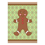 Gingerbread Boy Invitations