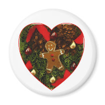 Gingerbread Boy Magnet