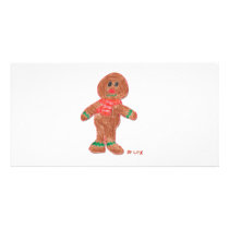 Gingerbread Boy photo cards