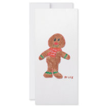 Gingerbread Boy rack cards by planetconnie Gingerbread Boy rack cards
