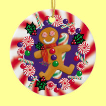 GINGERBREAD-CANDY ORNAMENT ornaments