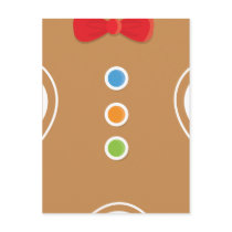 Gingerbread Card postcards