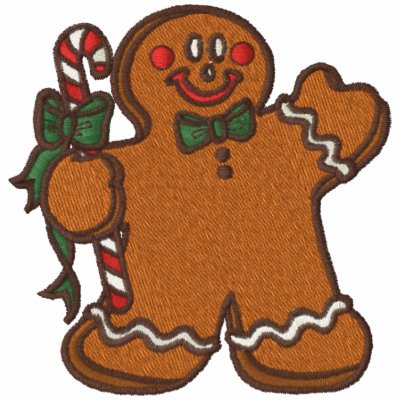 Gingerbread Christmas Embroidered Hoody Gingerbread Christmas Embroidered Hoody
