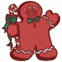 Gingerbread Christmas embroidered shirts