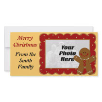 Gingerbread Christmas Photo Cards photo cards