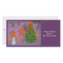 Gingerbread Christmas photo cards