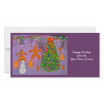 Gingerbread Christmas Photo Card