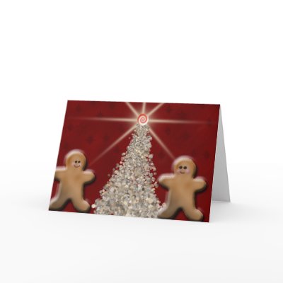 Gingerbread Christmas Tree cards
