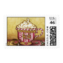 Gingerbread Coffee Postage Stamp