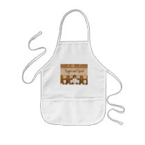 Gingerbread cookie apron aprons