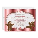 Gingerbread Cookie Exchange Party Invitation
