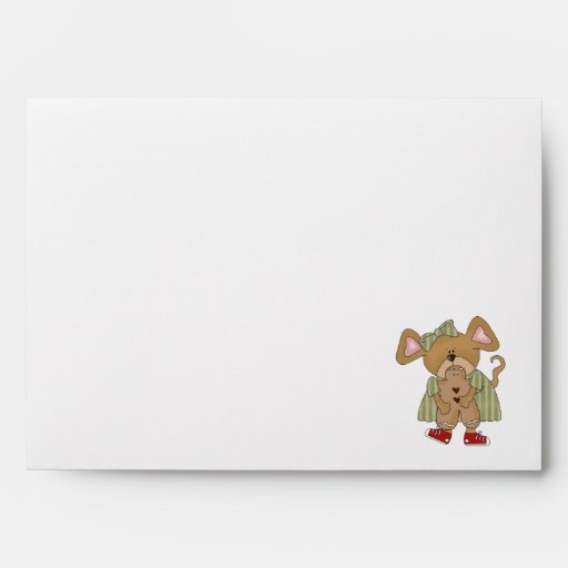 gingerbread cookie mouse envelope