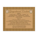 gingerbread cookie recipe cards postcards by TheChristmasBoutique gingerbread cookie recipe cards postcards