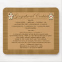 gingerbread cookie recipe mousepads