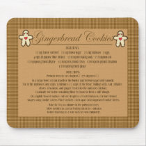 gingerbread cookie recipe mousepads