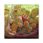 Gingerbread Cookies Magnets