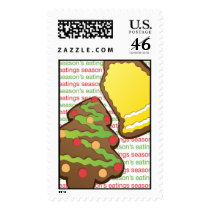 Gingerbread Cookies Postage Stamp