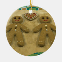 Gingerbread couple - gay ornaments