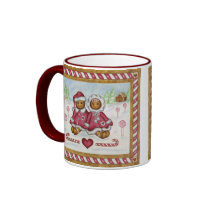Gingerbread Couple Mug by suncookiez Gingerbread Couple Mug