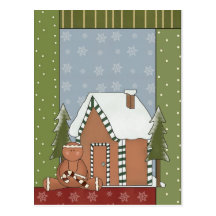 Gingerbread Delights Post Card